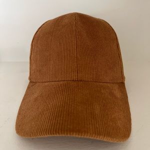 Vince Camuto corduroy ball cap